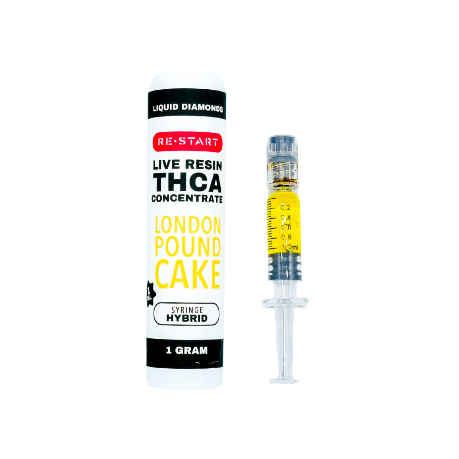 THCA Dab Syringe London Pound Cake (H) Live Resin *Free Accessory w/purchase / 1ml/1G